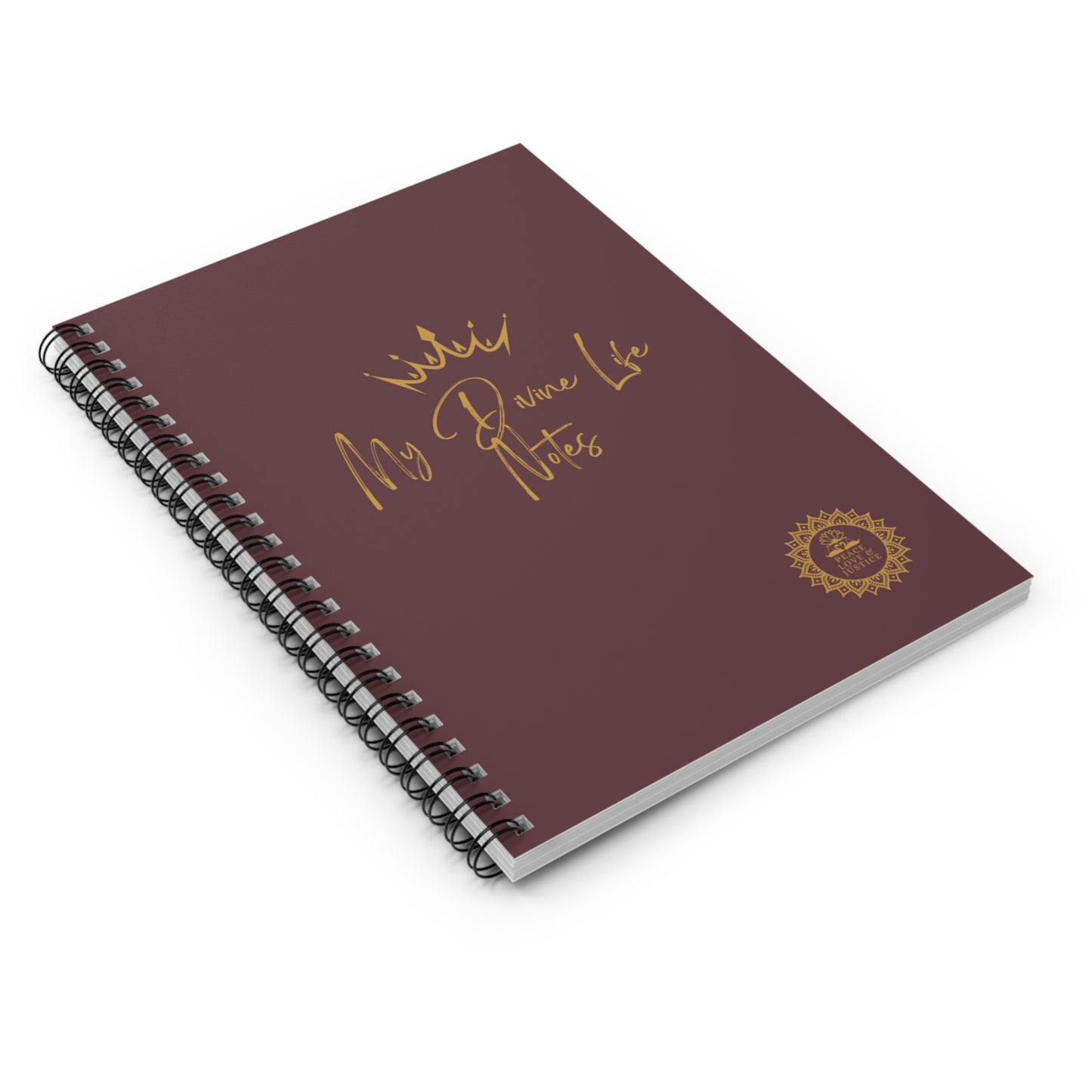 My Divine Life Notes Spiral (Mauve)