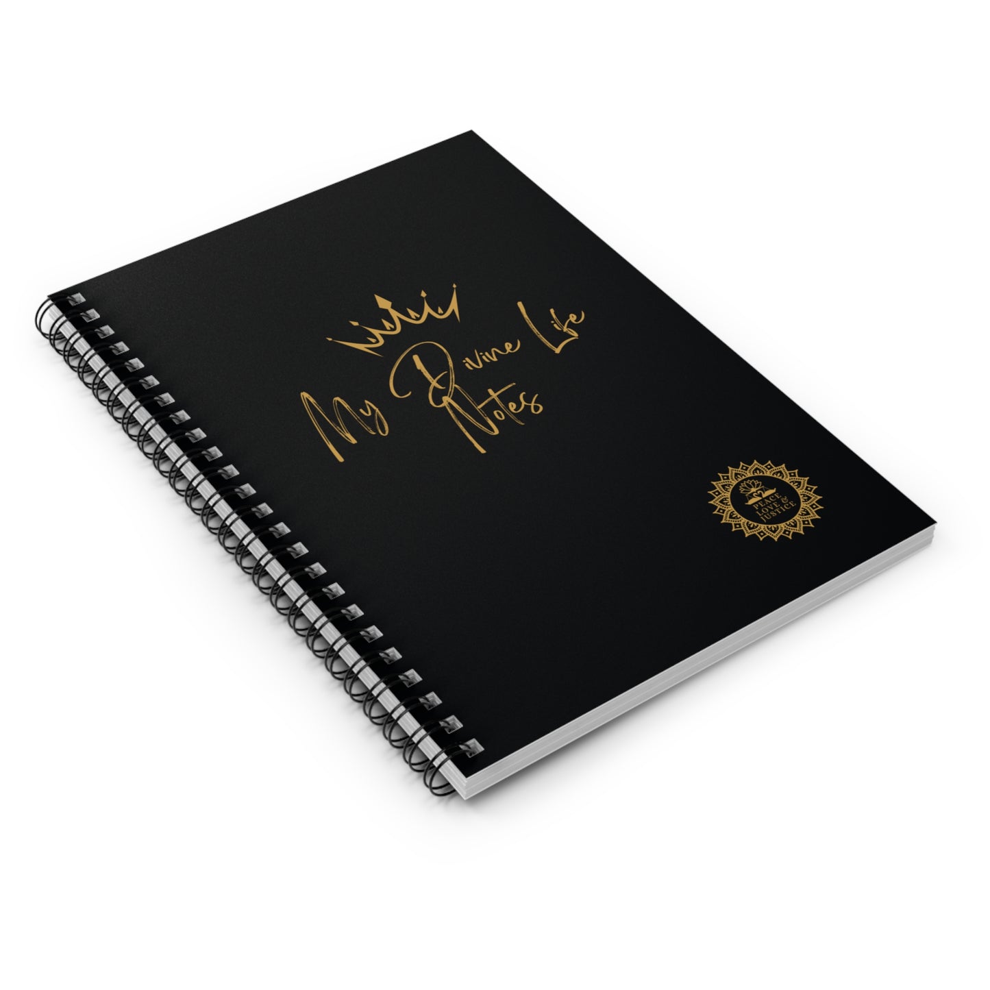 My Divine Life Notes Spiral (Black)