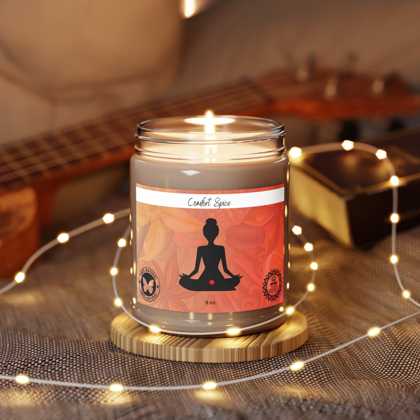 Comfort Spice Scented Soy Meditation Candle, 9oz