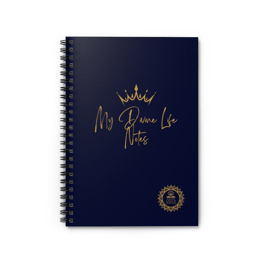 My Divine Life Notes Spiral (Navy Blue)