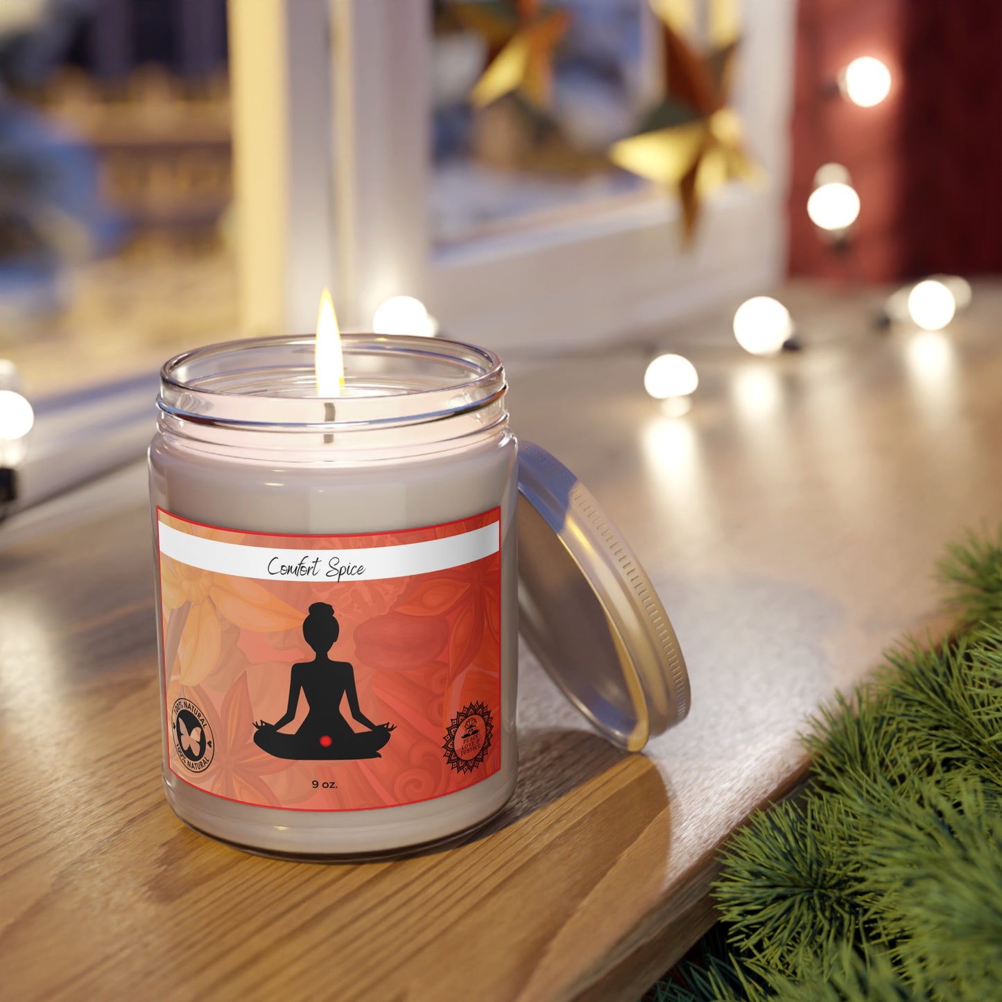 Comfort Spice Scented Soy Meditation Candle, 9oz