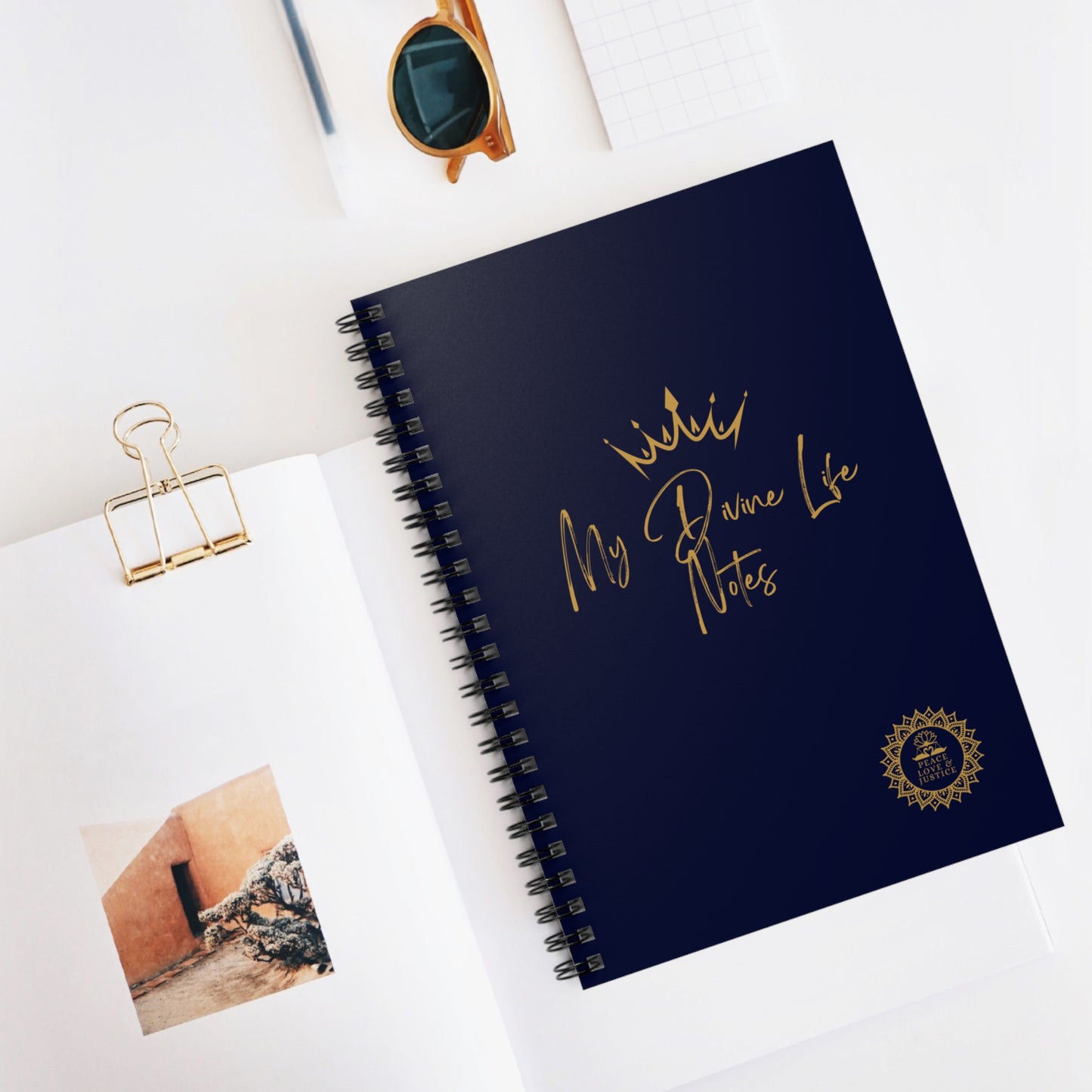 My Divine Life Notes Spiral (Navy Blue)